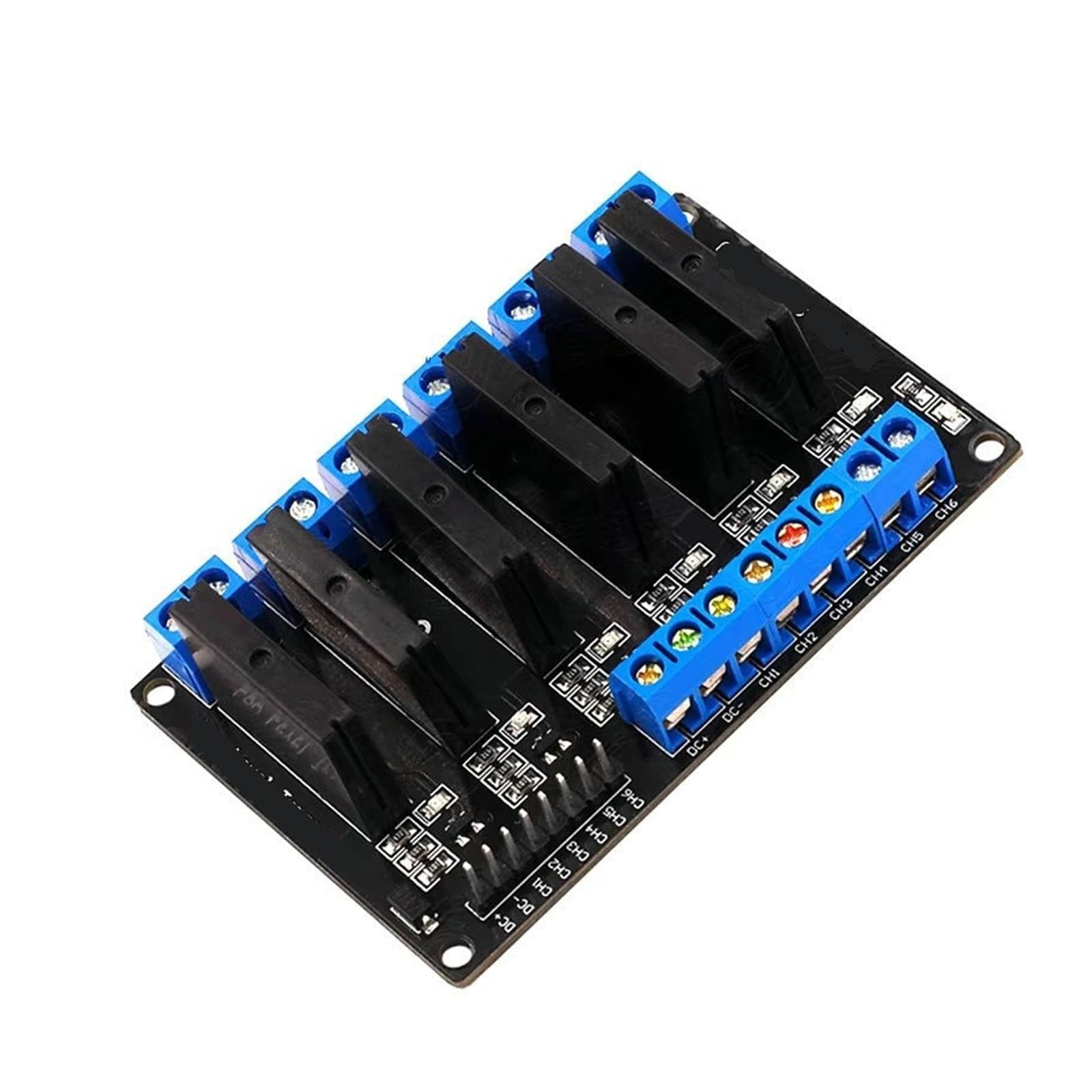 1-10 pz 1 2 4 8 5 V DC Modulo Relè A Stato Solido di Alto Livello SSR AVR DSP G3MB-202P(5pcs,4 Channel)