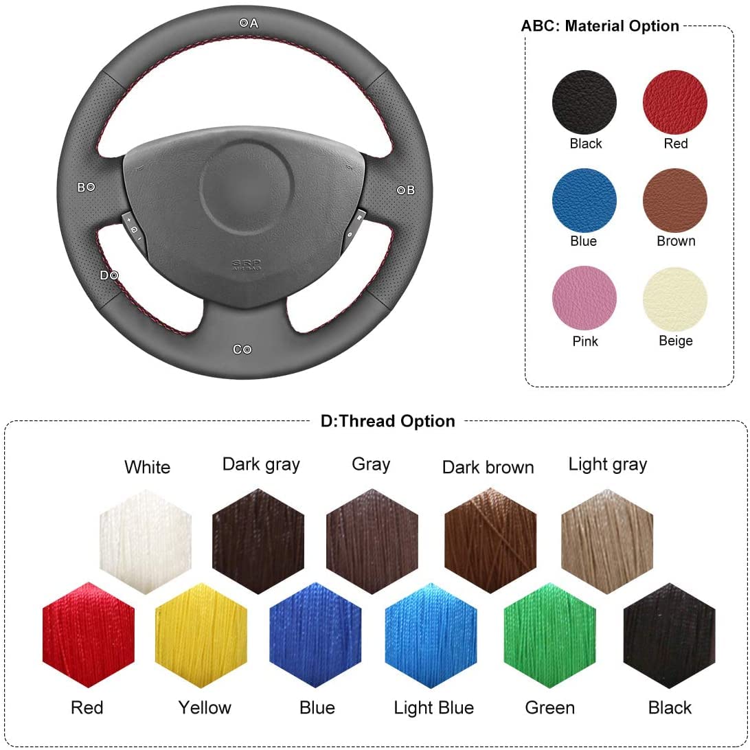 MEWANT Housse de Volant sur Mesure à Coudre pour Renault Clio