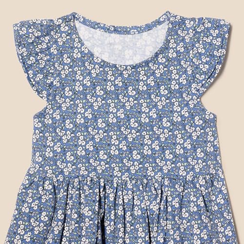 Amazon Essentials Girls and Toddlers' Ruffle Jersey Tunic, Pack of 34