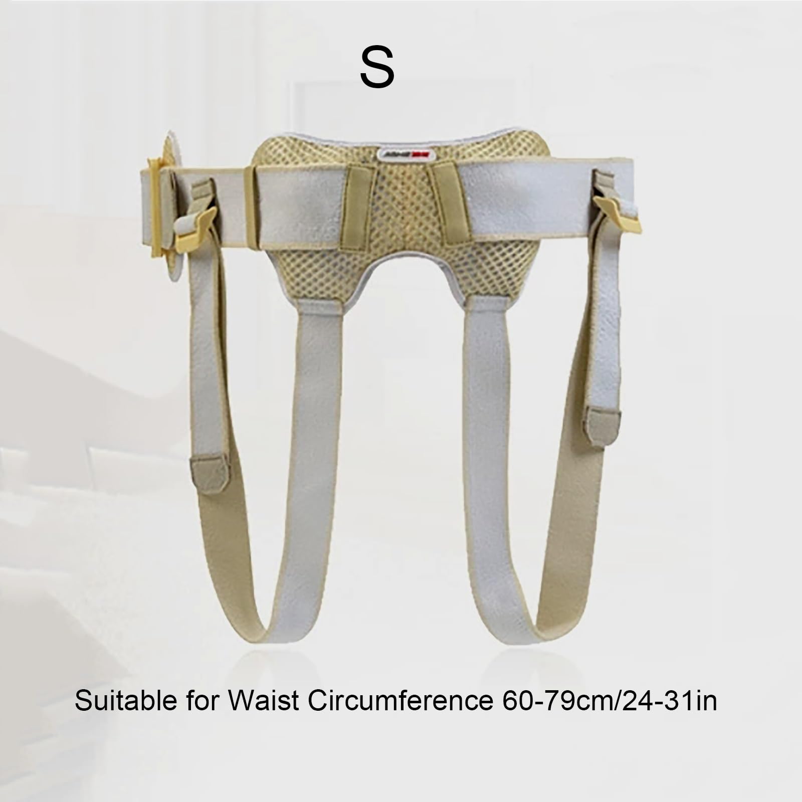 Cintura per Ernia Inguinale Singola/Doppia, Cintura Ernia Inguinale Uomo e Donna, Supporto Inguinale con 4 Cuscinetti di Compressione Rimovibili Pre e Post Operatoria(Small)