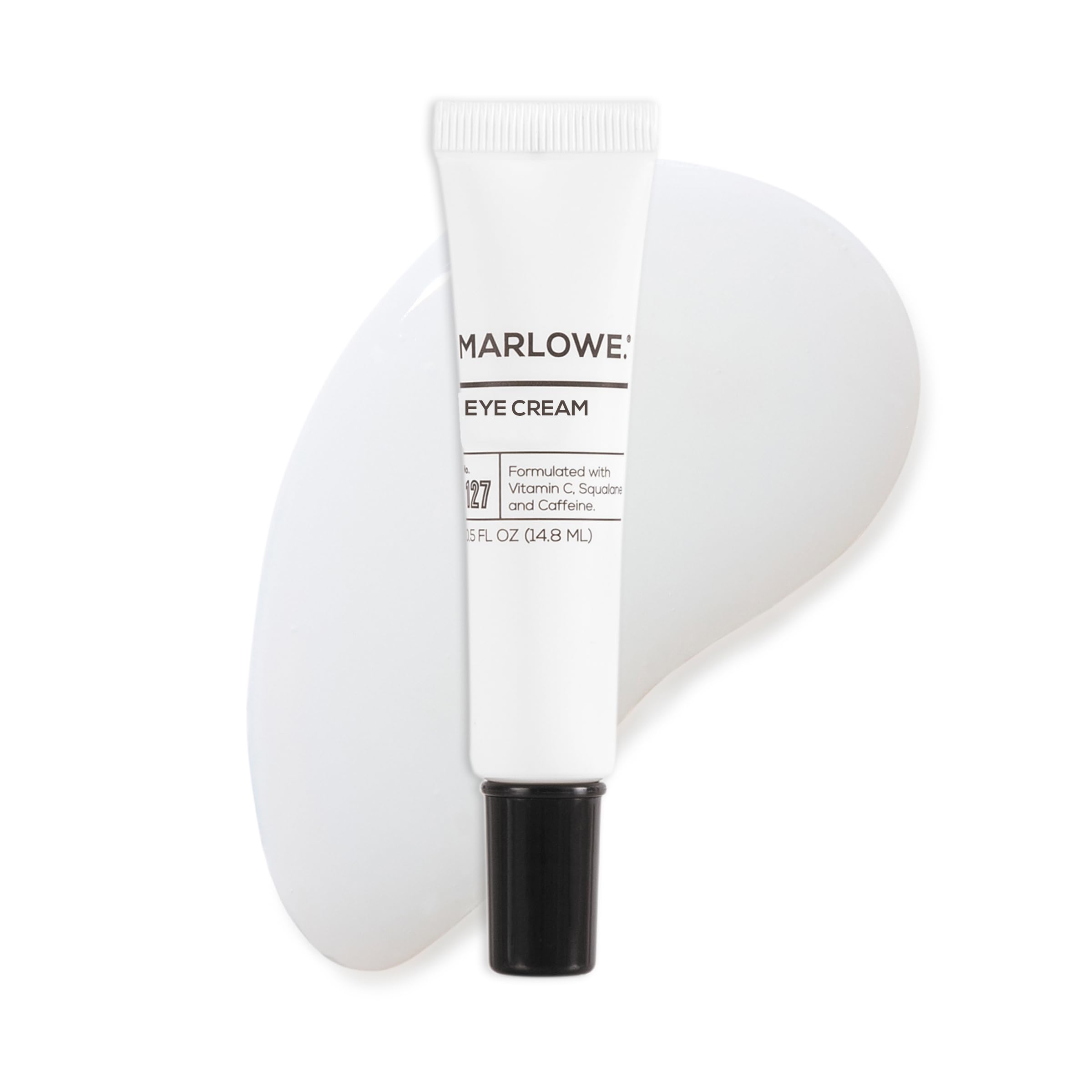 MARLOWE. No.127 Men’s Eye Cream, Vitamin C, Caffeine & Moisturizing Squalane for Puffiness, Wrinkles & Dark Circles, Holiday Grooming Gift or Stocking Stuffer, 0.5 fl oz