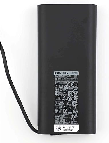 Miniatura 3 de Dell Adaptador de CA de 3 clavijas de 130 vatios con cable de alimentación de 6 pies