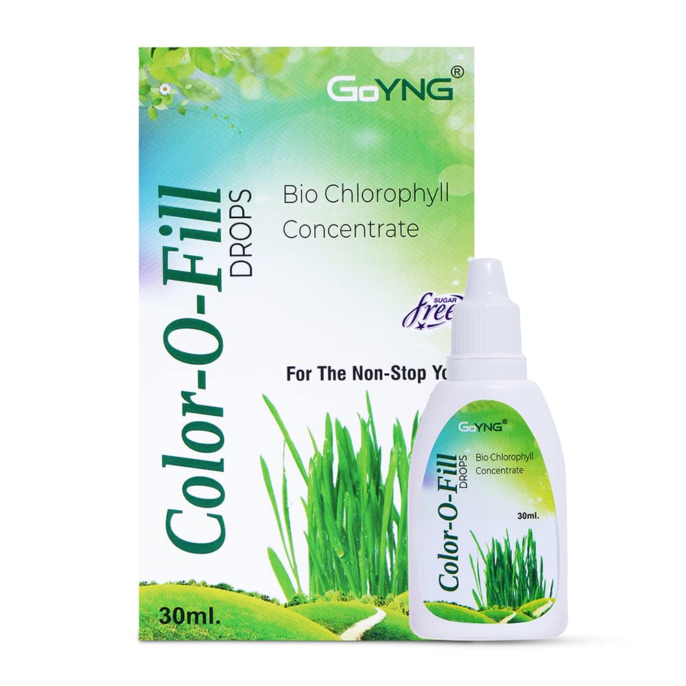 Color-O-fill Chlorophyll Immunity & Clear Skin Detox Beauty Drops - 30ml (Pack of 2)