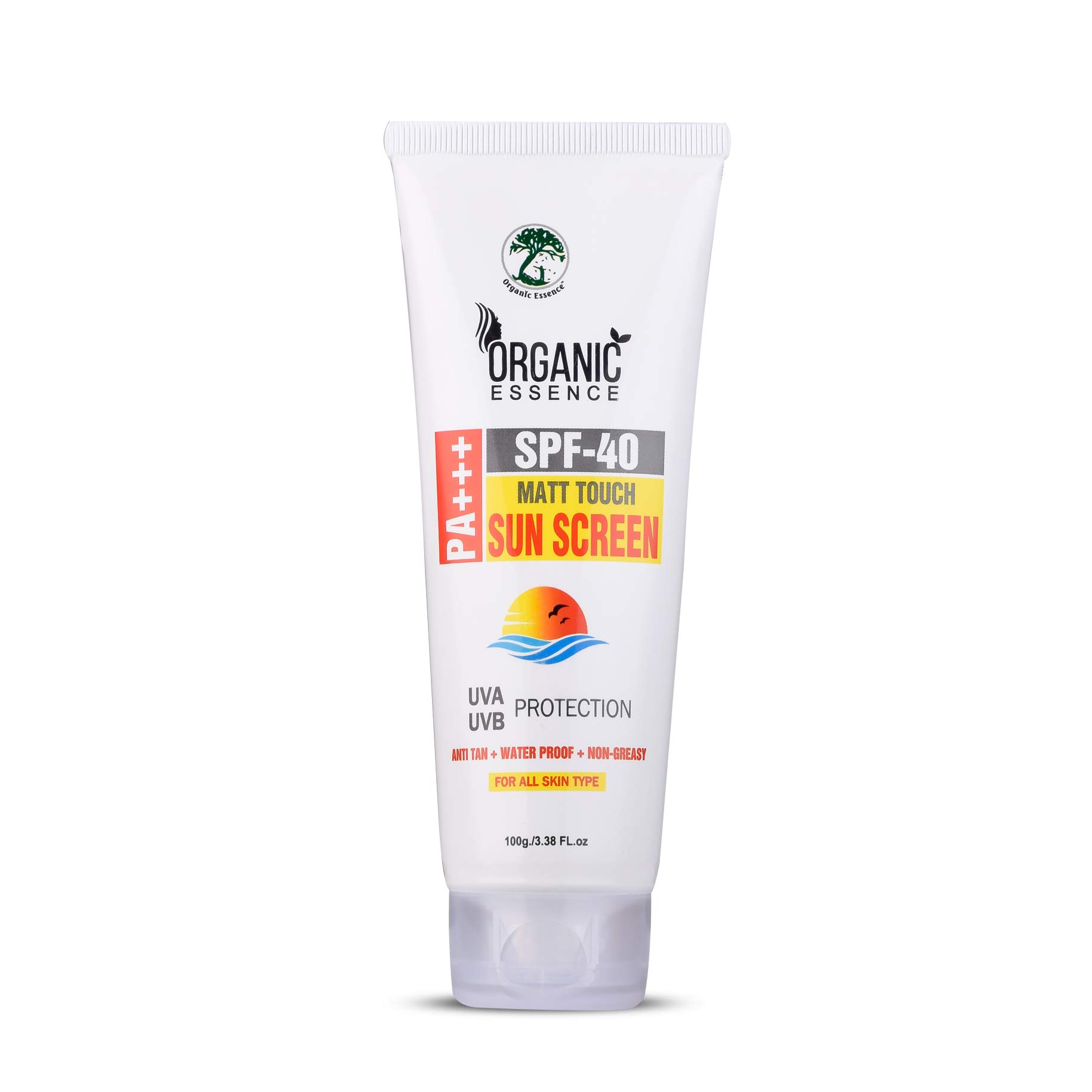 Organic EssenceBody Sun Lotion SPF-40 Sunscreen for Normal to Oily Skin in the Sun Matt touch 100 GM