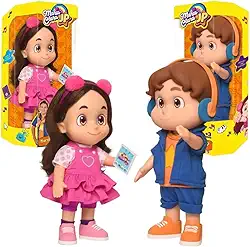 Bonecos Maria Clara e JP Kit Original, 14 frases, Baby Brink