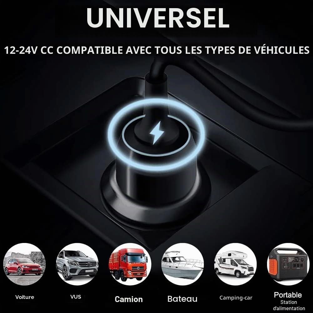 Resmed Airsense Adaptateur allume-cigare 12 V/24 V pour AirSense 10 et AirCurve 10