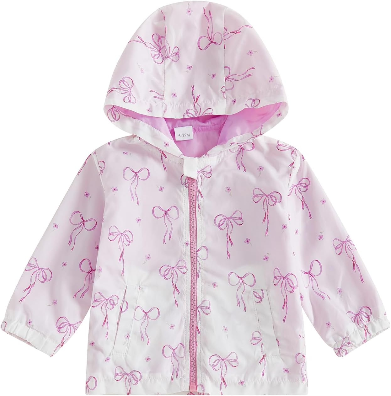Lefyira Toddler Windbreaker Jacket Baby Girl Hooded Zip Up Sweatshirt Winter Jacket Zipper Long Sleeve Outwear Fall Clothes