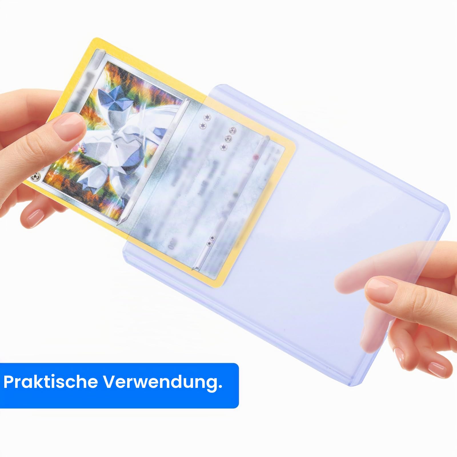 Transparente Kartenschutzhüllen 100 er Set Card Sleeves Clear Regular Dicke Sammelkartenhüllen Geeignet für Sportkarten, Sammelkarten, MTG, Pokemon Magic