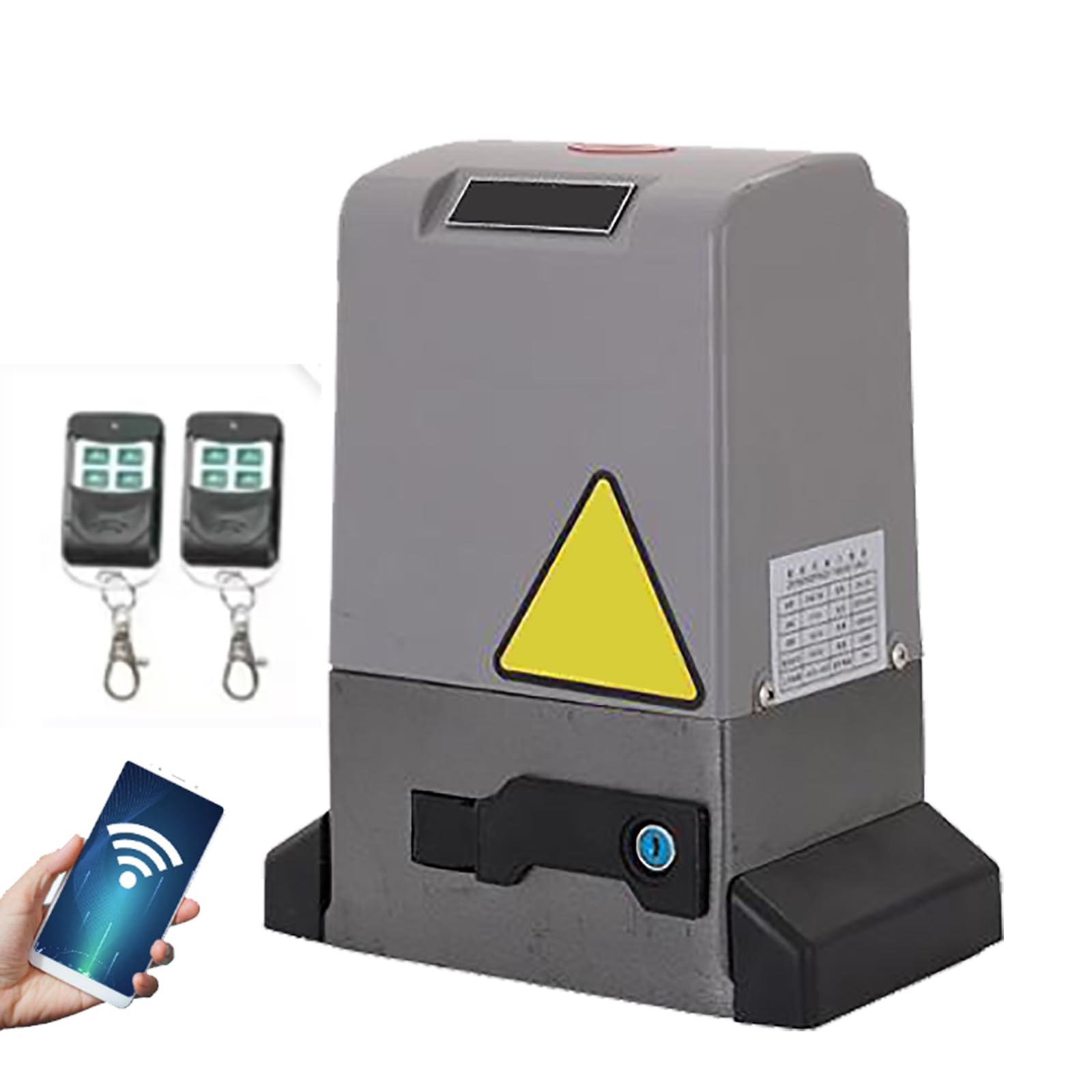 Automatismo de puerta corredera eléctrica de 1400 Rpm y 6 niveles de potencia ajustables