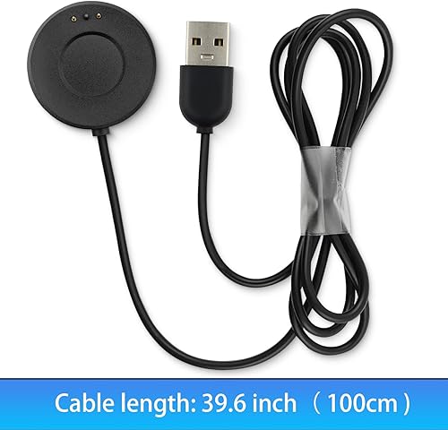 Miniatura 6 de RUKUHOT Cable magnético de carga rápida compatible con Withings ScanWatchScanwatch Horizon, base de cargador con cable de carga USB de 3.3 pies para