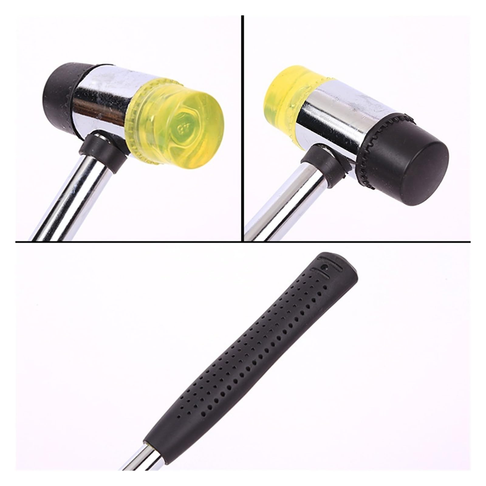 Martillo de plástico suave, mazo de goma de doble cara, 1 ud.(30mm)