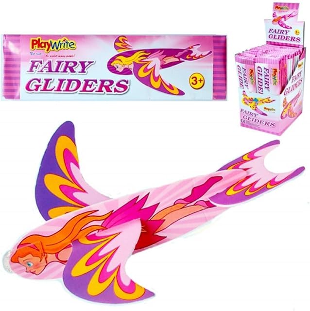12 x Pink Flying Fairy Gliders