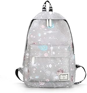 Ice-Beauty-ukzy Zaino Casual Unisex, Impermeabile Scuola Moda Adolescenti Student Borse, Scuola Viaggi all'aperto Zaino da Scuolagray