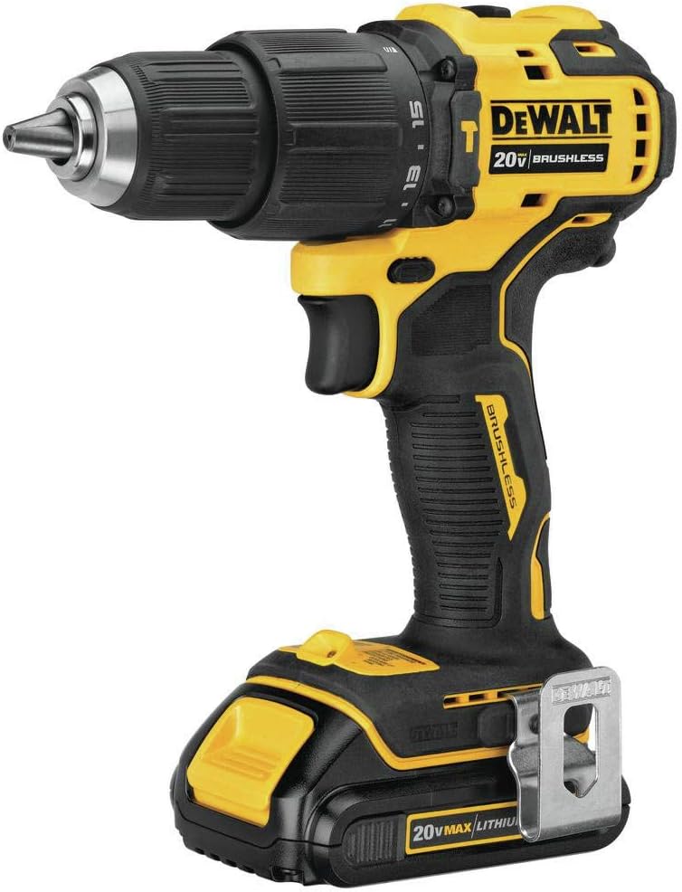 DEWALT ATOMIC 20V MAX* Combo Kit with Hammer Drill & Impact Driver, 2-Tool (DCK279C2)
