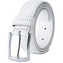 Aegero Mens Belt, Leather Dress Jeans Belt, Fashion & Classic Designs Ideal Match for Work Business and Casual