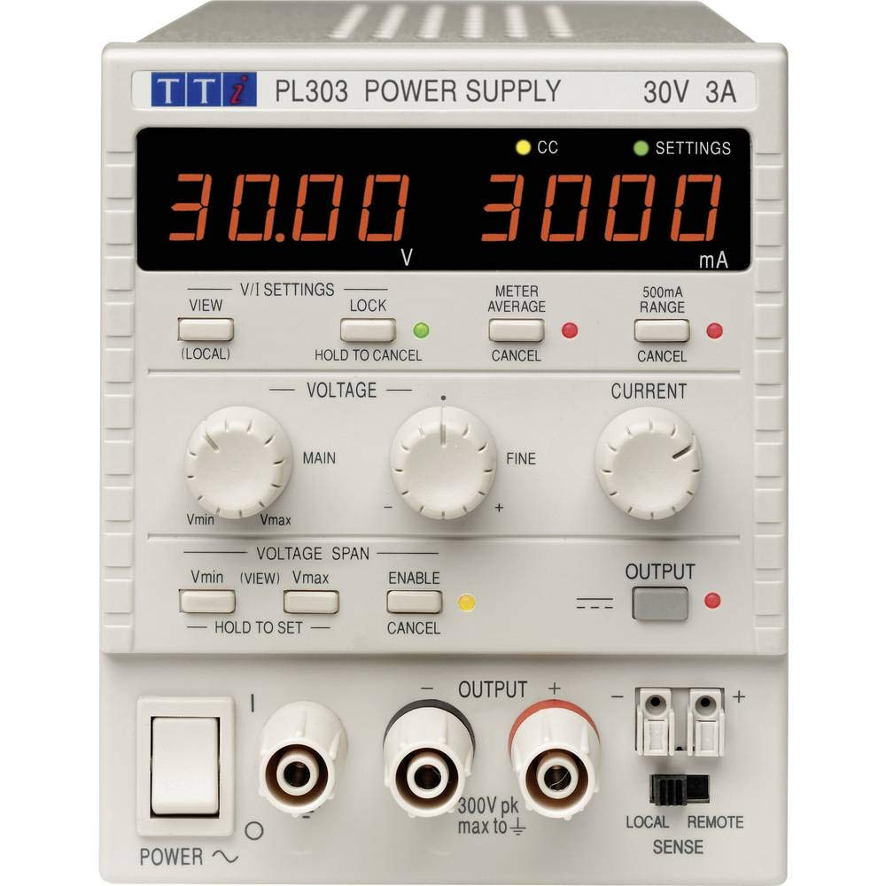 Fuente de alimentación de laboratorio ajustable PL303 0-30V / DC 0-3A 90W Nbr. desde Salidas 1 x