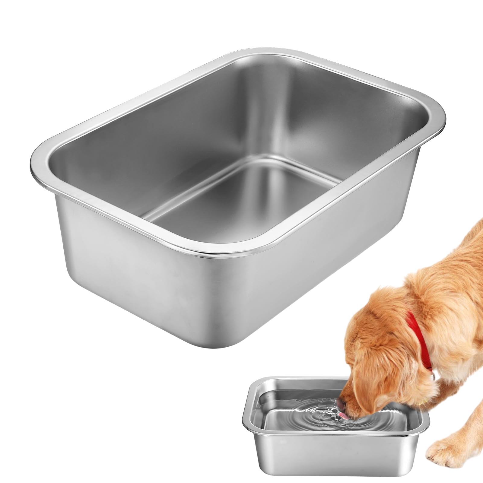 best cat litter box on amazon PawsPik Extra-Large Stainless Steel Top Entry Cat Litter Box & Scooper, Gray, Silver, XL