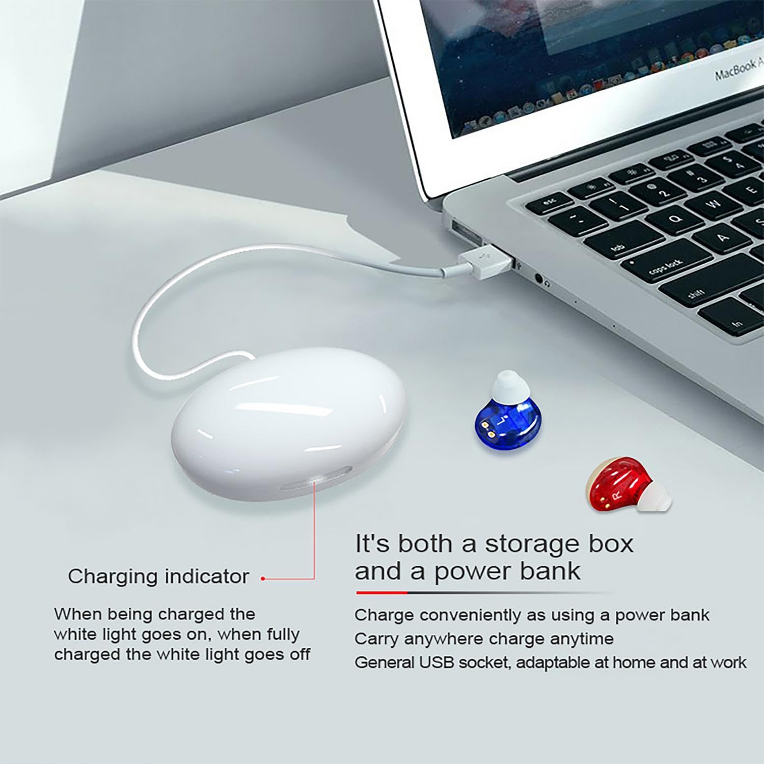Amplificateur De Voix Portable Rechargeable – 2 Pièces Pour TV, Conversations Et Entourage, Son Plus Clair Et Puissant