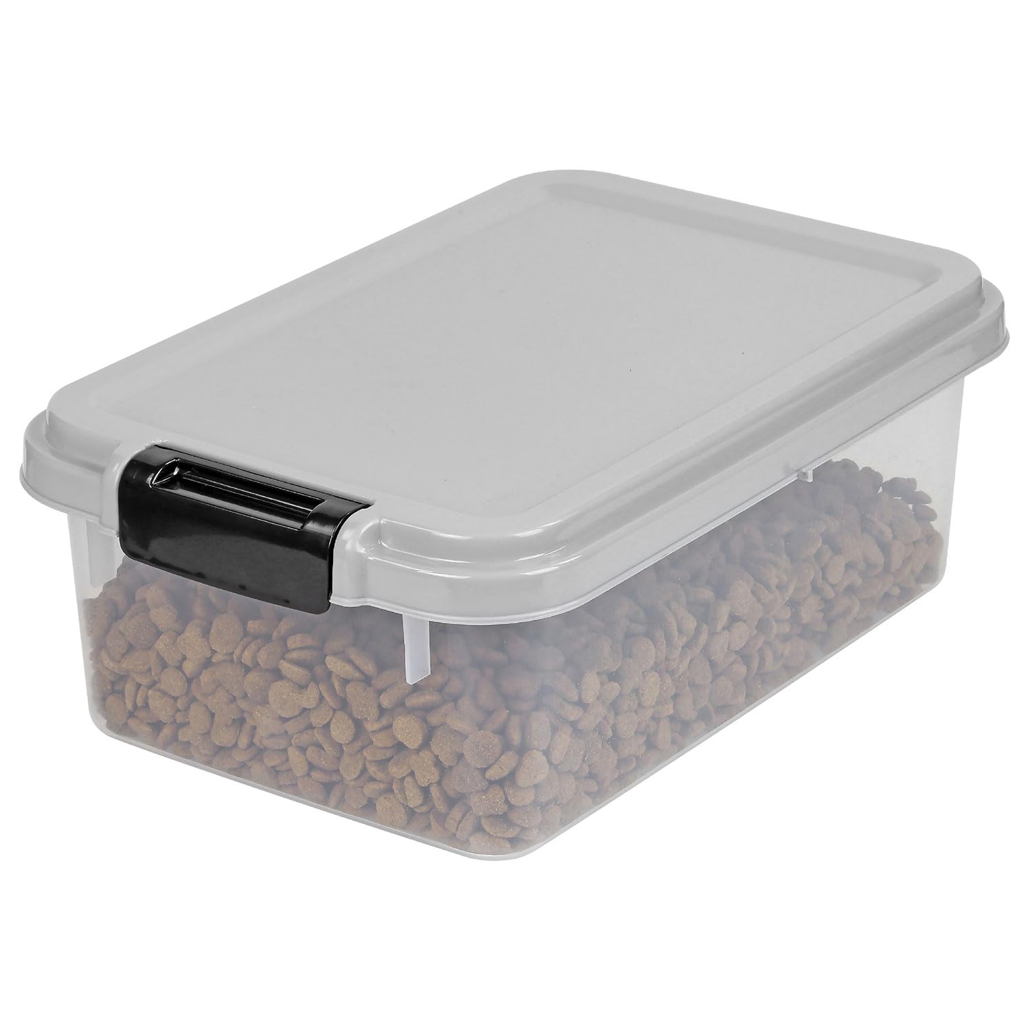 Taylor & Brown 13L Airtight Dog Food Storage Container, Up to 11 lbs, Dog Cat Bird and Other Pet Food Treats Storage Bin, Dog Cat Wet Food Cans, Keep Fresh, BPA Free, Stackable, Grey