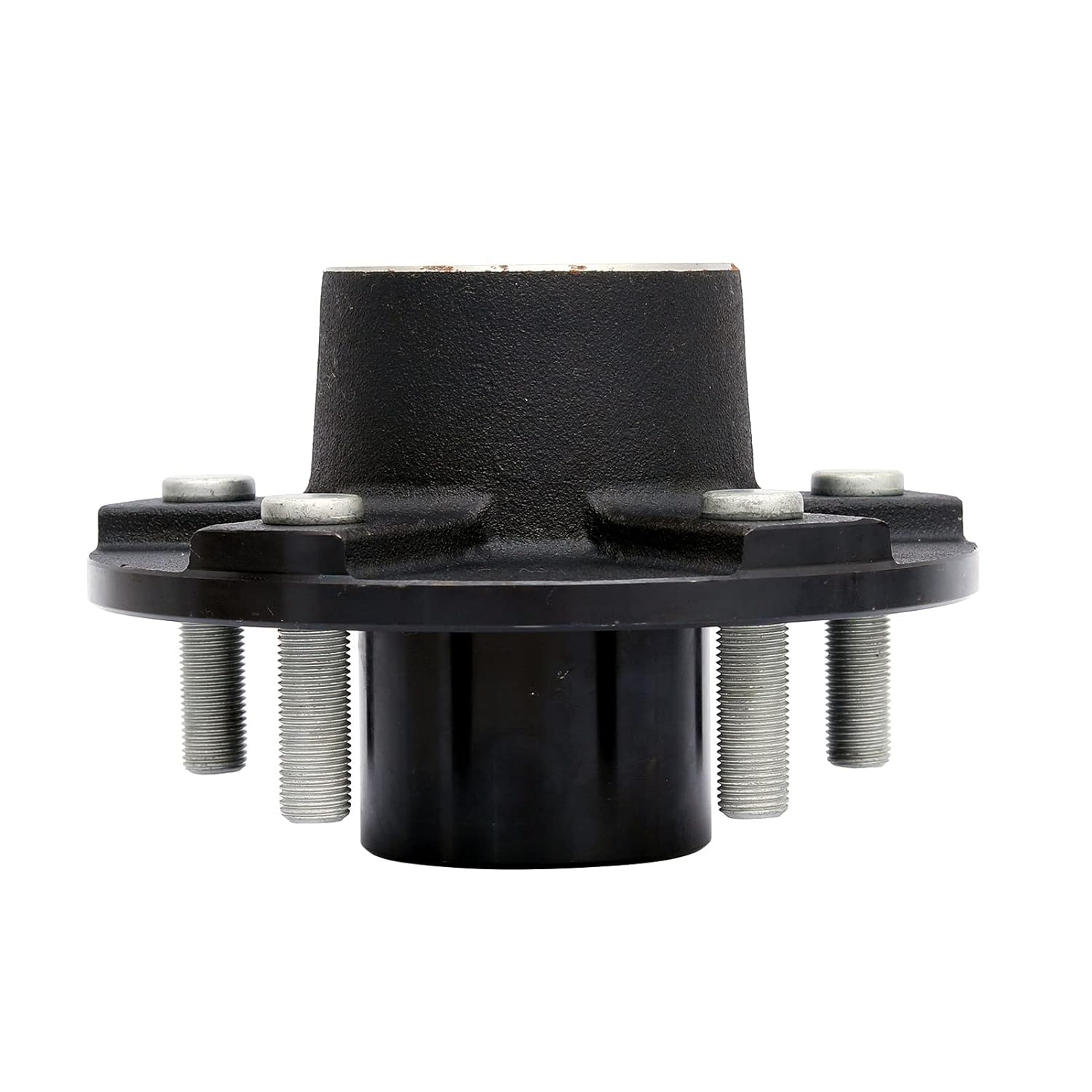 Trailer Hub Kits,5-Bolt 5" Circle Trailer Hub Assembly with 1-3/8" to 1-1/16" Tapered Spindle and Bearings,2PCS