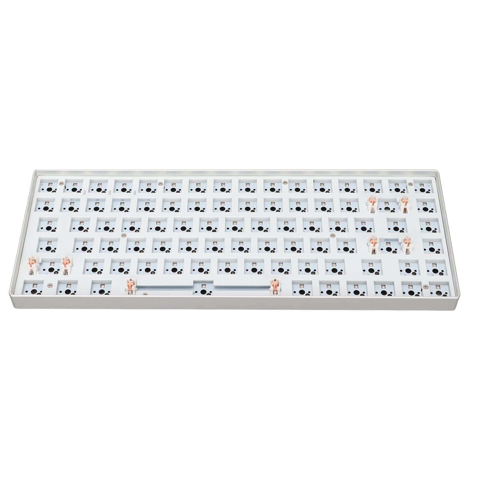 Custom Mechanical Keyboard Kit, RGB Backlight 84 Key Mechanical Keyboard DIY Kit Support 3 Pin Shaft Wired Connection for OS X for