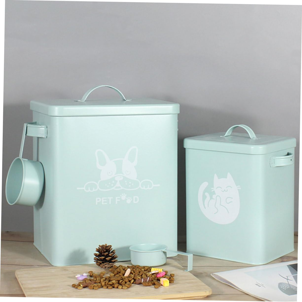 SUPVOX Comodo Contenitore Per Cibo Per Gatti Contenitore Per Snack Per Cani Per Snack E Cibo Liscio