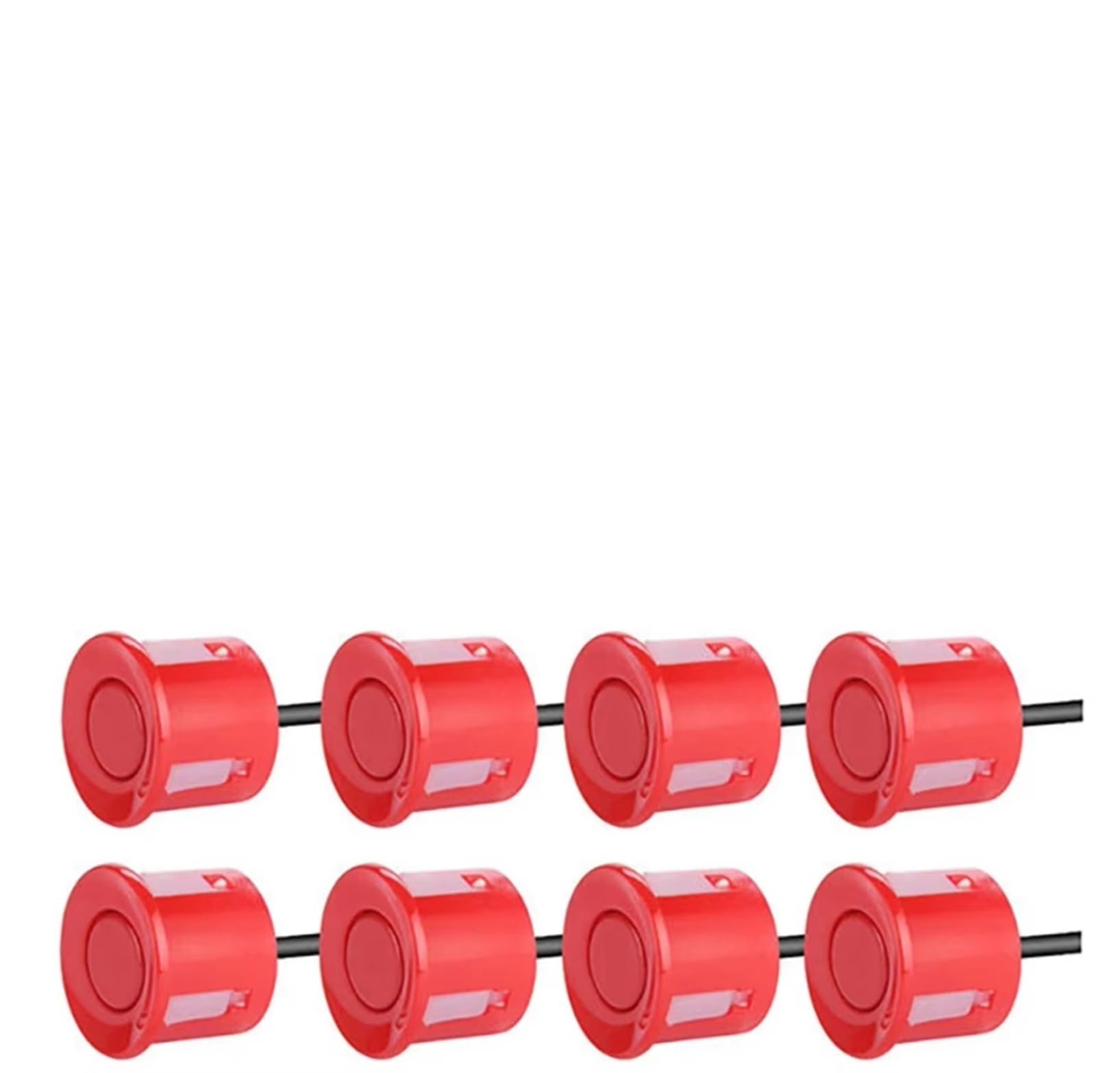 Car Parking Sensors Multiple Radar Parking Sensor Kit Backlight Park Tronic LED Display System Backup Monitor Detector Assistant 4/6/8 Radar Sensor Car Reversing Sensors(Blue,6 sensors)