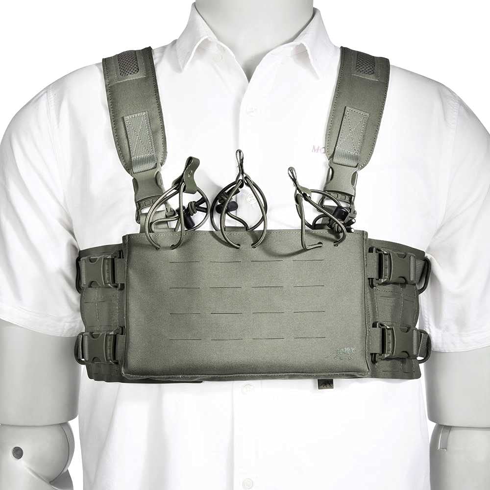 Tasmanian Tiger TT Small Combi Rig modulares Gurtzeug mit Abnehmbarer Zusatz-Tasche und Magazin-Modul