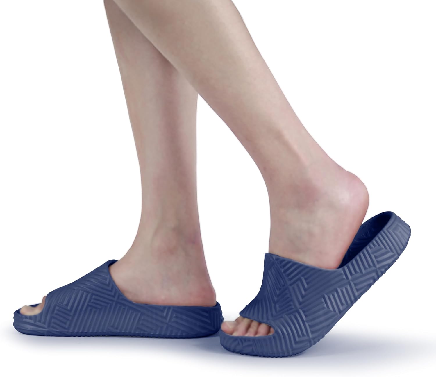 Weweya Slides for Women and Men - Bathroom Shower Shoes - Non Slip House Slippers - Lightweight Beach Sandals - Image 2