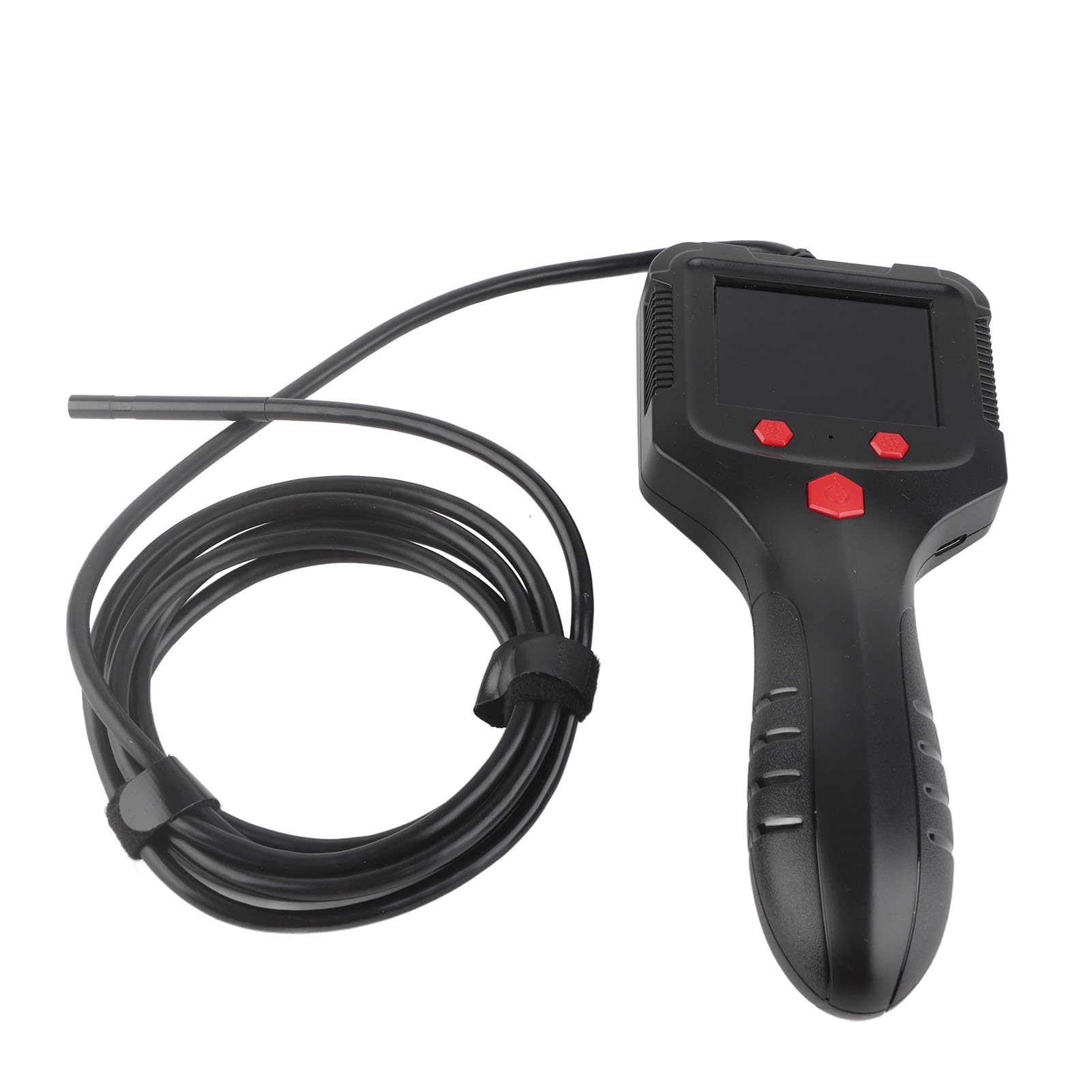 Handheld Industrial Endoscope ABS Housing Borescope Inspection Camera for Factory, HD Display, Long Battery Life