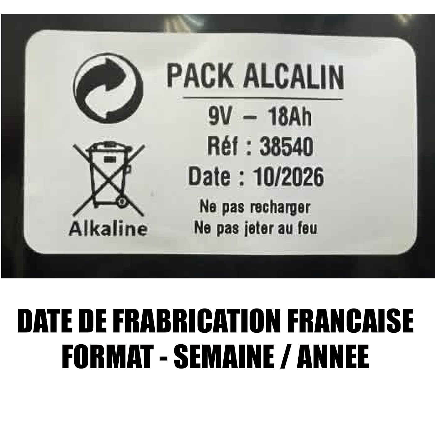 Bloc de Piles BPX pour Alarme Delta Dore, Sirène SEFRX 6416204
