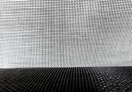Mückenschutz Gewebe XXL 2m breit am Stück Länge 5m in schwarz, 1,0mm...