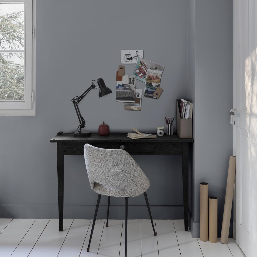 V33 Peinture murale intérieure Coup d'Éclat® Gris silex Mat Poudré 2,5L