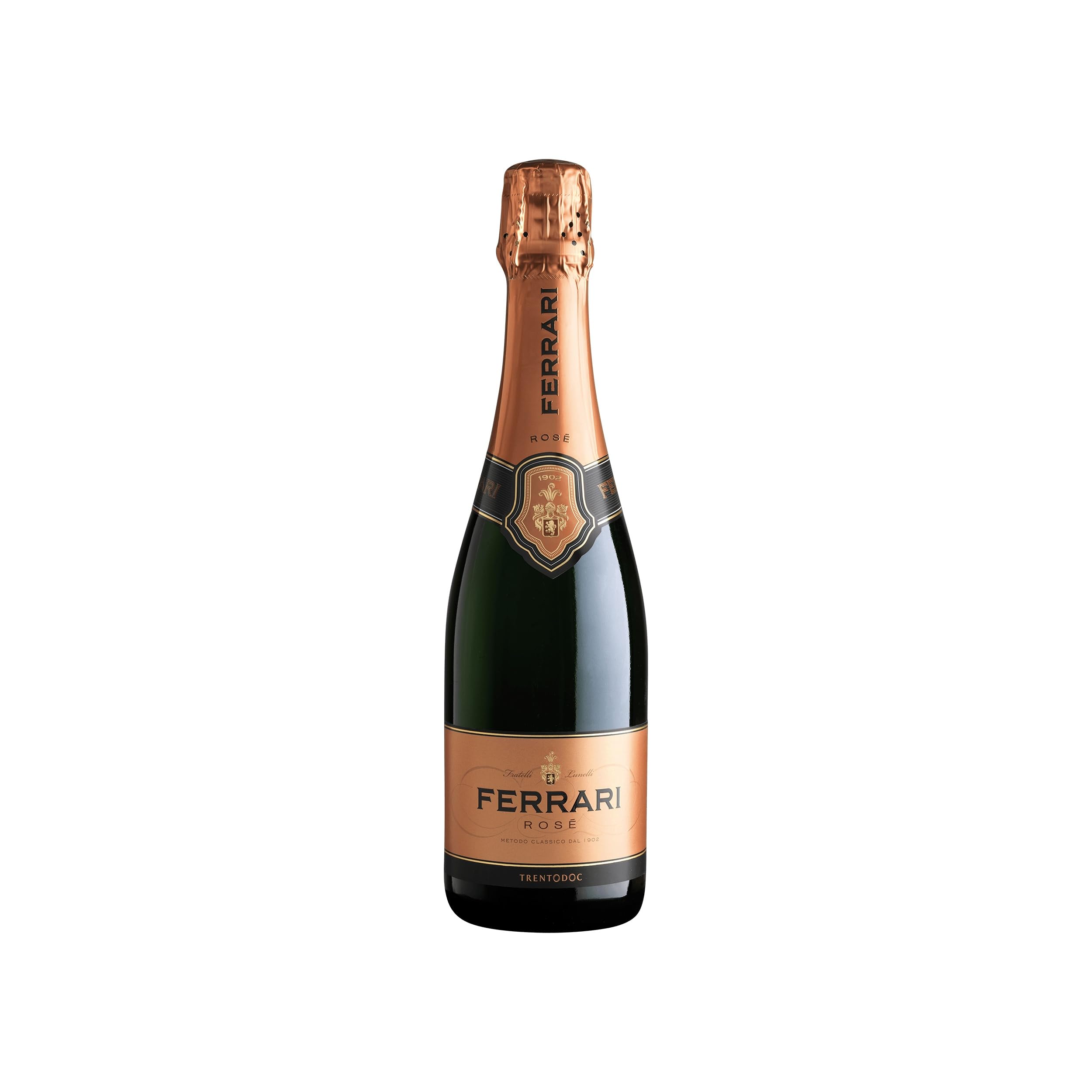 Ferrari Rosé Trentodoc halbe Flasche mild Roséwein Italien inkl. Feinwert E-book (1 x 0.375 l)