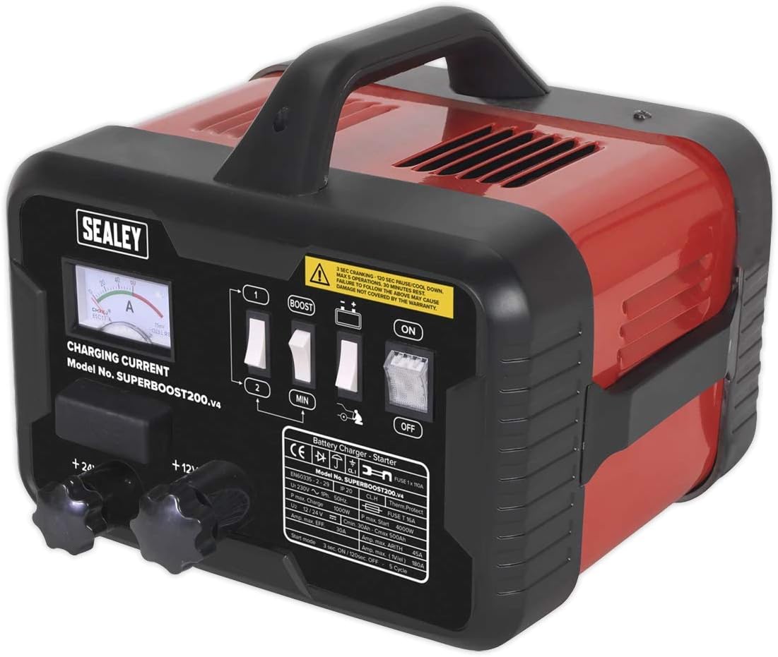 Sealey SUPERBOOST200 Starter/Charger 200/45Amp 12/24V 230V