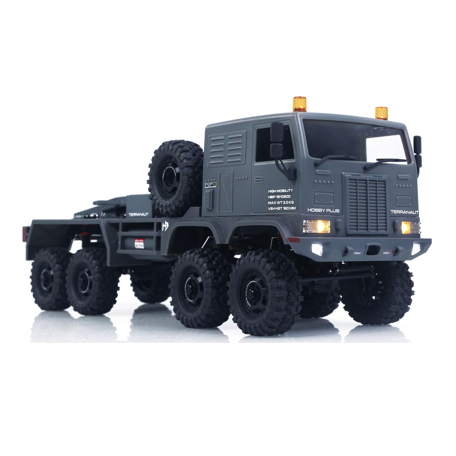 RTR 1/18 Camion militare radiocomandato 8 * 8 RC fuoristrada 280 motore spazzolato quinta ruota argano gancio in metallo tutte le ruote sterzo Hobby Grade modello per bambini dai 14 anni in