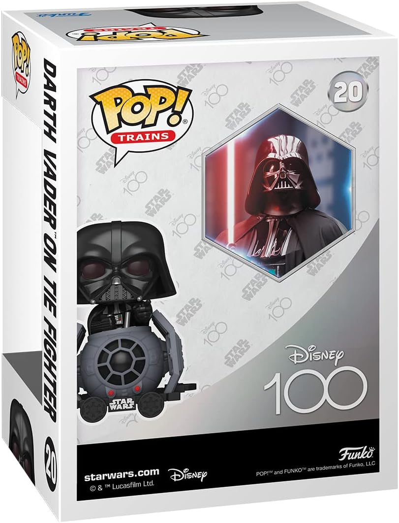 Funko POP! Trains: Disney 100 - Darth Vader - Star Wars - Collectable Vinyl Figure - Gift Idea - Official Merchandise - for Kids & Adults - Movies Fans