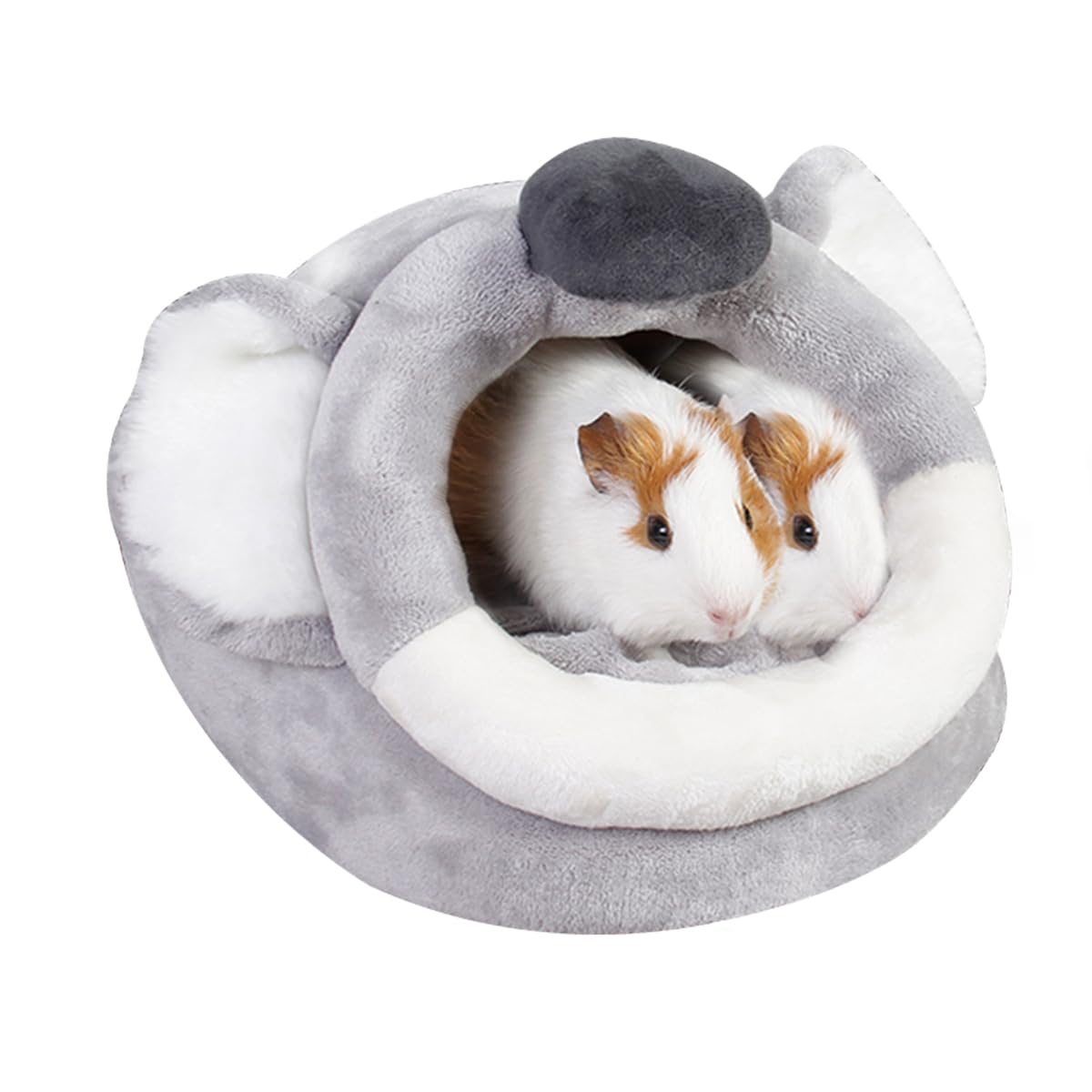 EAEDMY Guinea Pig Bed House & Hideout for Rat Bearded Dragon Hedgehog Ferret to Sleep and Hide, Guinea Pig Cage Accessories Habitat Décor (X-Large, 4.