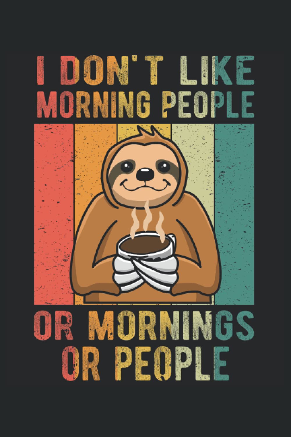 I Dont Like Morning People: I hatemorning poeple Notizbuch Tagebuch | DIN A5 | Liniert | 120 Seiten