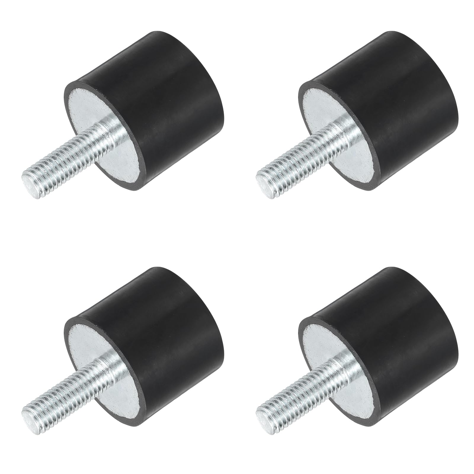 uxcell M6x1.0mm Thread Rubber Mounts, Vibration Isolators, Cylindrical Shock Absorber with Studs 20 x 30mm 4pcs — Amazon image 21