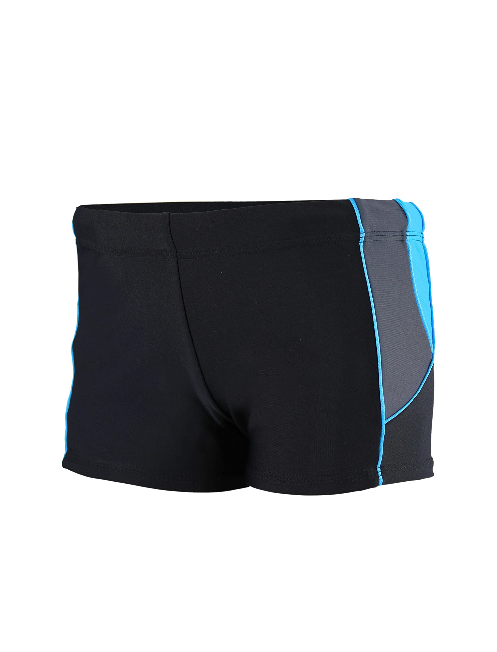 Aquarti Maillot de Bain Garçon – Short de Bain Séchage Rapide avec Bandes Latérales Contrastées