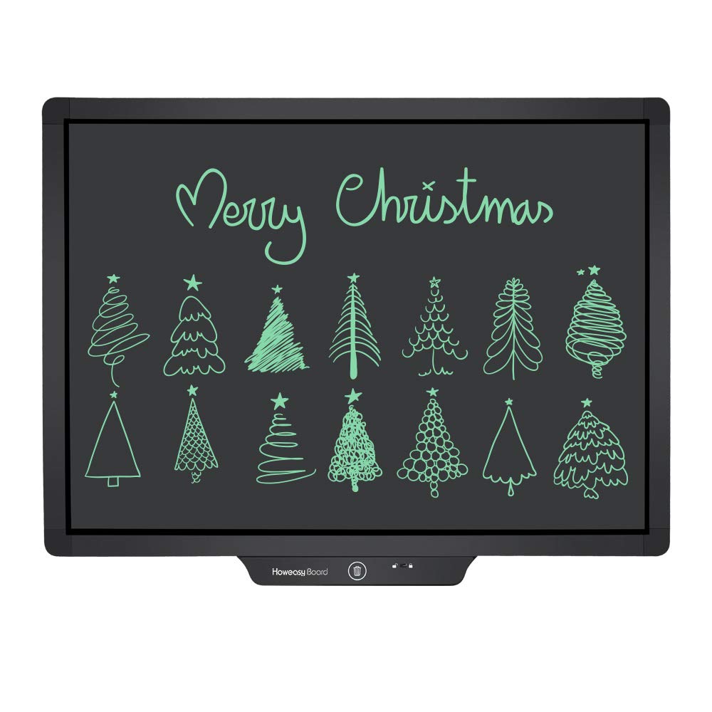 Writing Tablet for Kids, Howeasy Board 20 Inch Electronic Drawing and Writing Board for Kids & Adults, Handwriting Paper Doodle Pad for School and Office Toys (Black)…