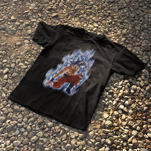 Comic Studio Dragon Ball Super Camiseta | Goku Ultrainstict | Negro | L T-Shirt, Unisex