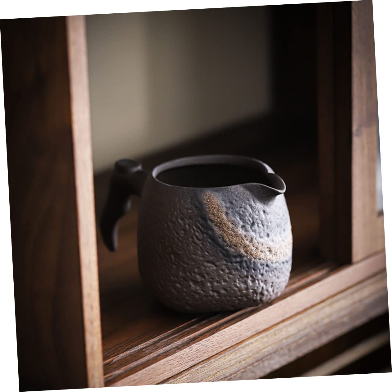 Keramik Teegeschirr Teespender aus Pottery Rund im Retro Stil