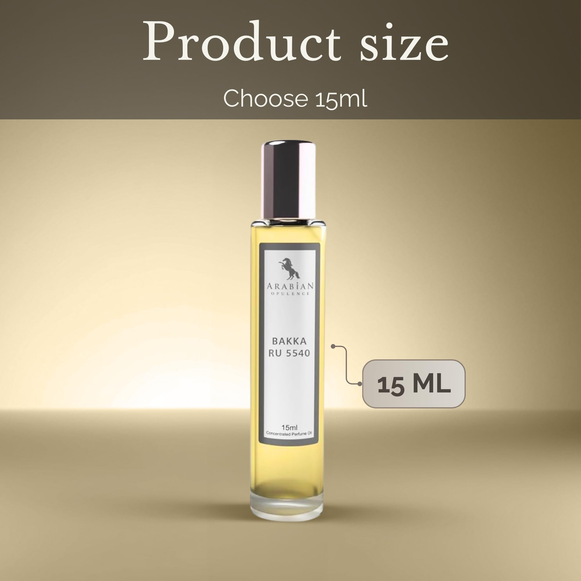 ARABIAN OPULENCE FR328 Bakka Ru 5540 Perfume para hombre y mujer | Aceite aromático Bakka Ru Roll-On Perfume | Perfume de larga duración para hombres y mujeres | Tamaño de viaje Perfume concentrado