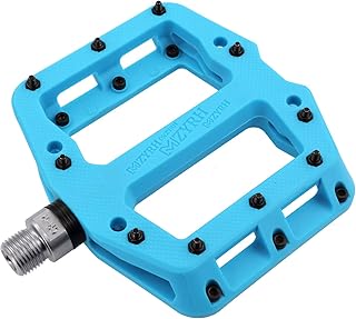 MZYRH Mountain Bike Pedal 9/16" 3 Sealed Bearings Lightweight Non-Slip Nylon Fiber Bicycle Platform Pedals for Road BMX MTB