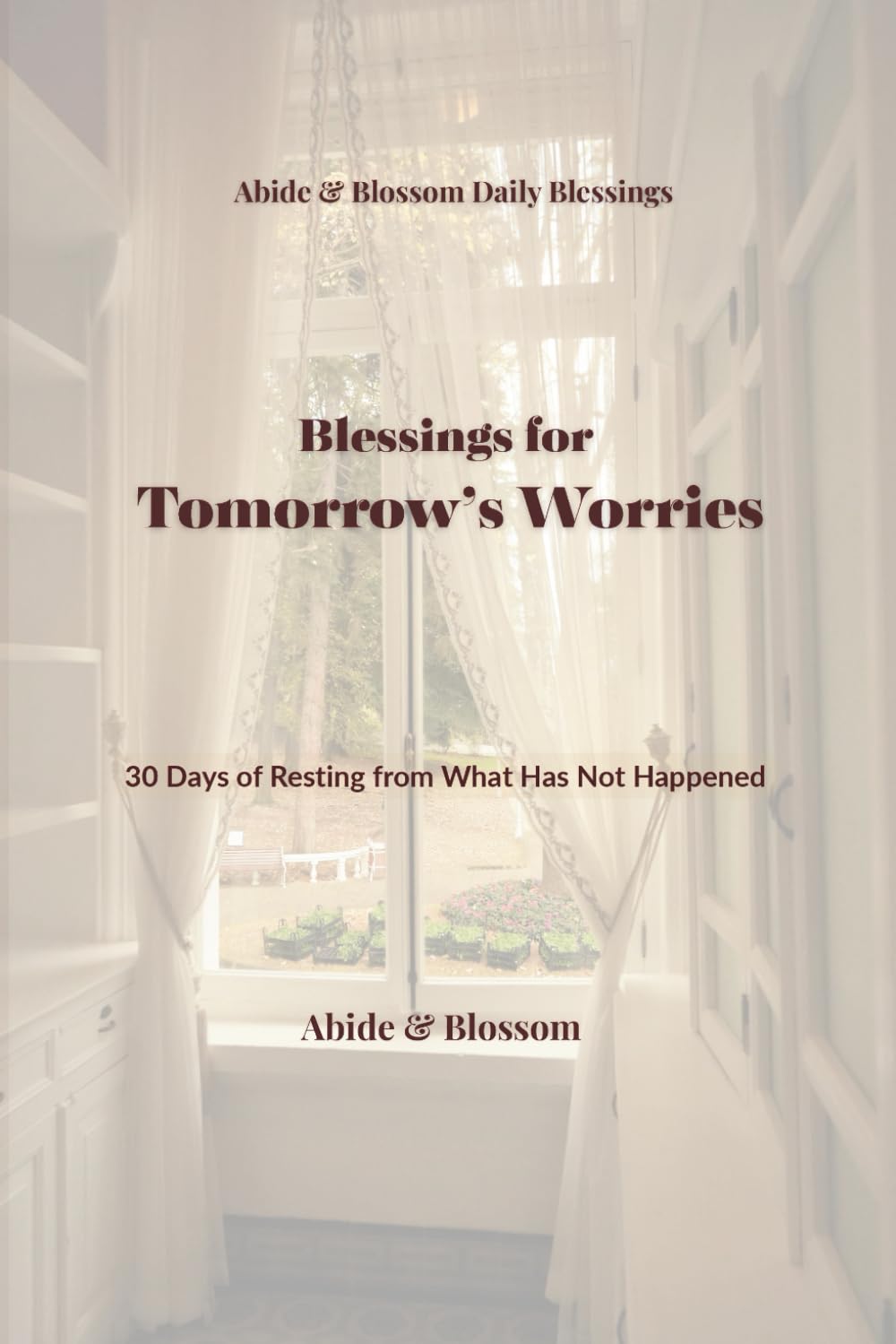 Blessings for Tomorrow’s Worries: 30 Days of Resting from What Has Not Happened (Abide & Blossom Daily Blessings)