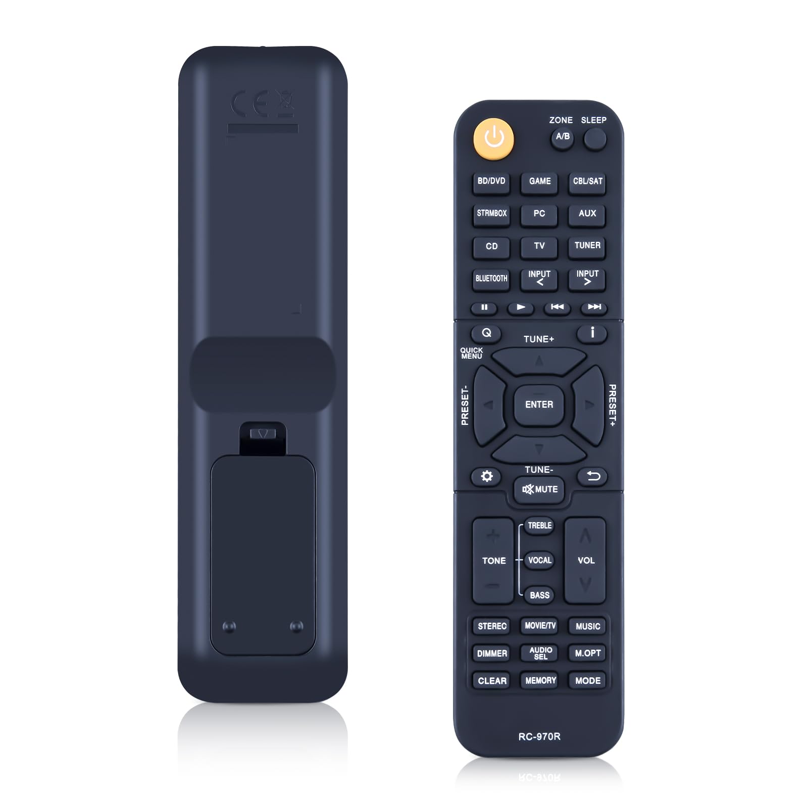 RC-970R New Replace Remote Control Applicable for Onkyo AV Receiver TX-SR393 TX-SR494 HT-R398 HT-S3910 TXSR393 TXSR494 HTR398 HTS3910
