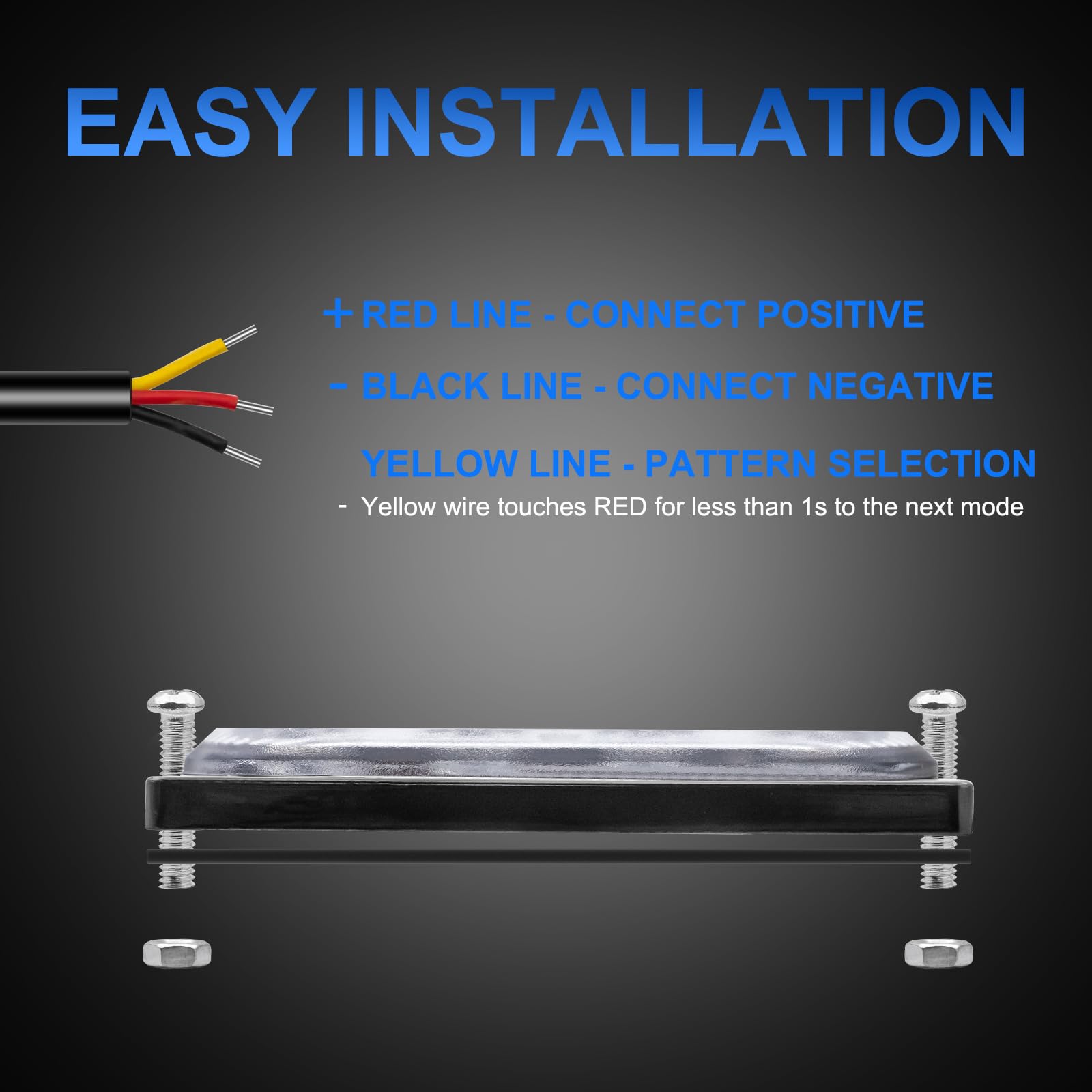 Biqing [Doppia Faccia] 2PCS Luci Laterali Posteriori a LED da 12V/24V,14-LED Luci di Posizione Laterali Indicatore di Distanza Laterale Luce di Ingombro Lampada per Camion Rimorchio (Model B