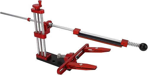 Afilador de cuchillos ajustable 360 Drgree Rotación Flip Design Afilador de cuchillos de cocina de ángulo fijo con 6 piedras de afilar